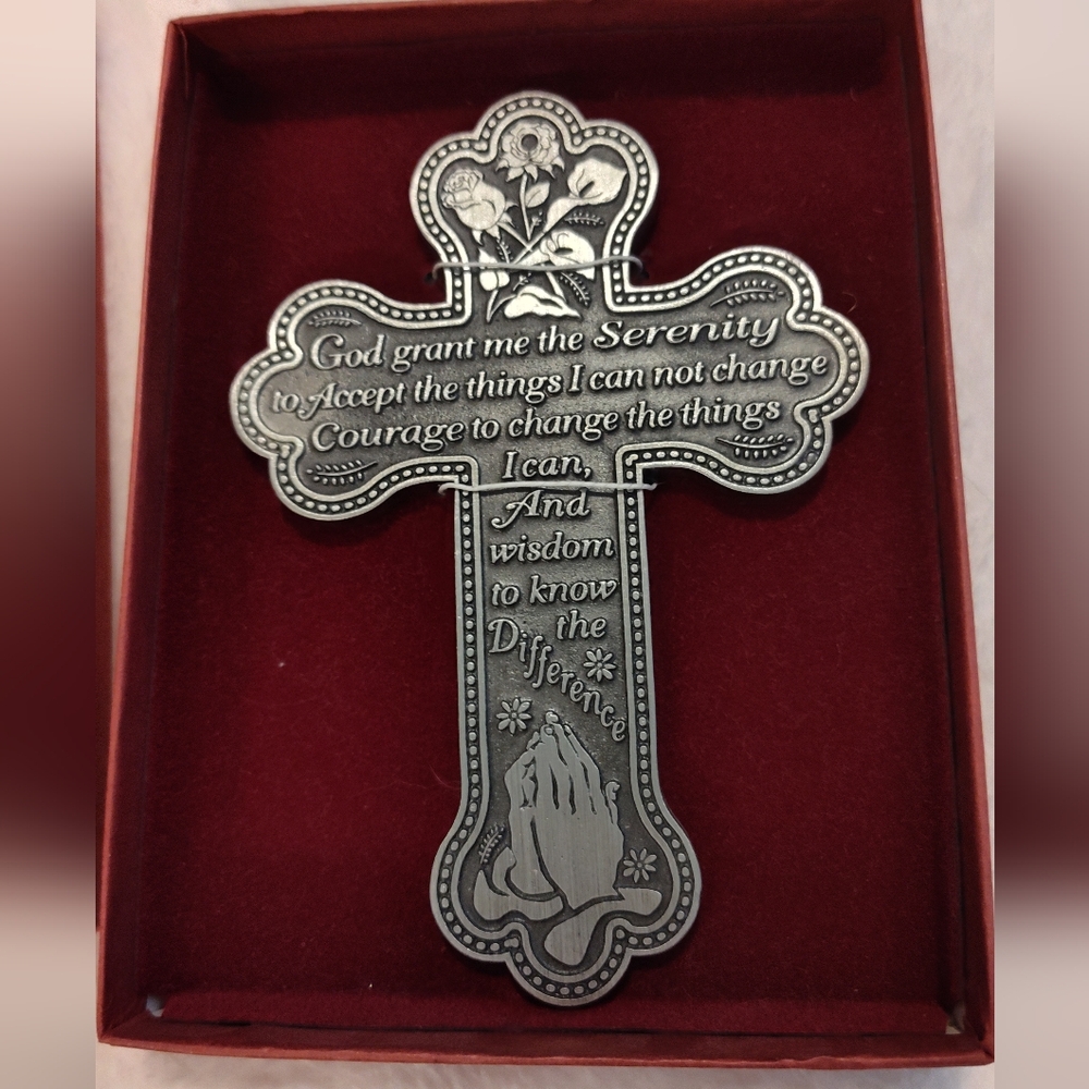 NEW! Serenity Prayer Cross